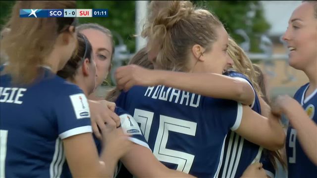 Dames, qualifications Coupe du Monde, Ecosse -Suisse (2-1): les buts du match [RTS]