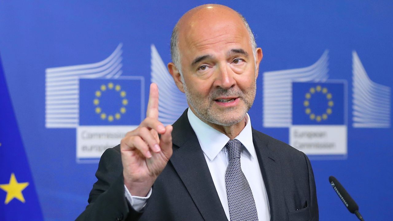 Pierre Moscovici, commissaire européen aux Affaires économiques et financières. [Dursun Aydemir/ANADOLU AGENCY - AFP]