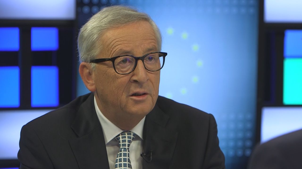 Le président de la Commission européenne Jean-Claude Juncker, le 13 septembre 2018. [RTS]