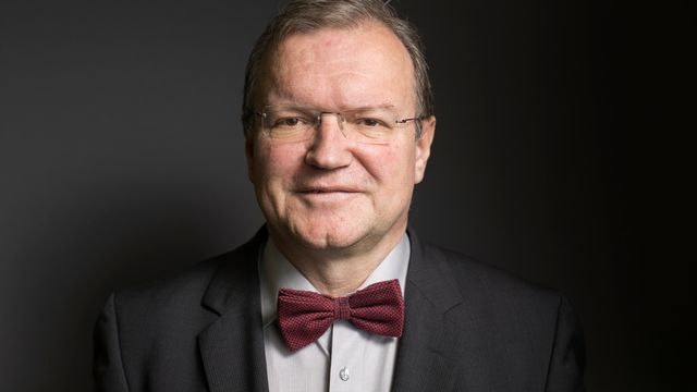 Claude Longchamp, directeur de l'institut GFS.Bern. [Gaëtan Bally - Keystone]
