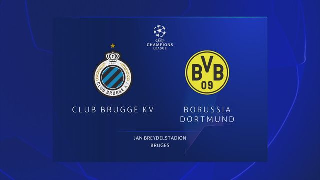 Ligue des champions, 1ère journée : Bruges - B.Dortmund (0-1) [RTS]