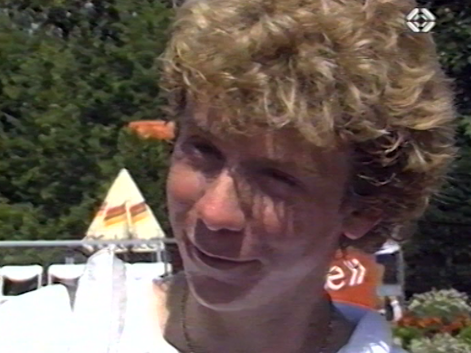 Le tennisman Marc Rosset en 1984. [RTS]