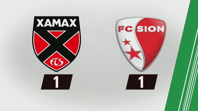 NE Xamax FCS - Sion (1-1): Tous les buts [RTS]