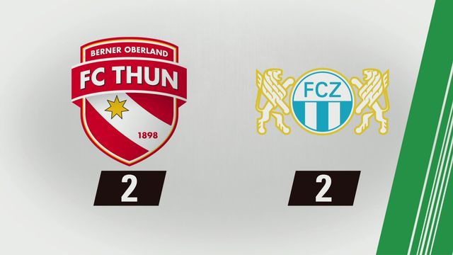 Thoune - Zurich (2-2): Tous les buThoune [RTS]