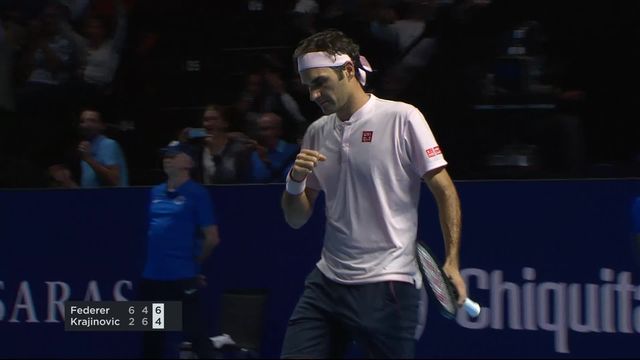1-16e, Roger Federer (SUI) - Filip Krajinović (SRB) (6-2, 4-6, 6-4): Federer s'impose [RTS]