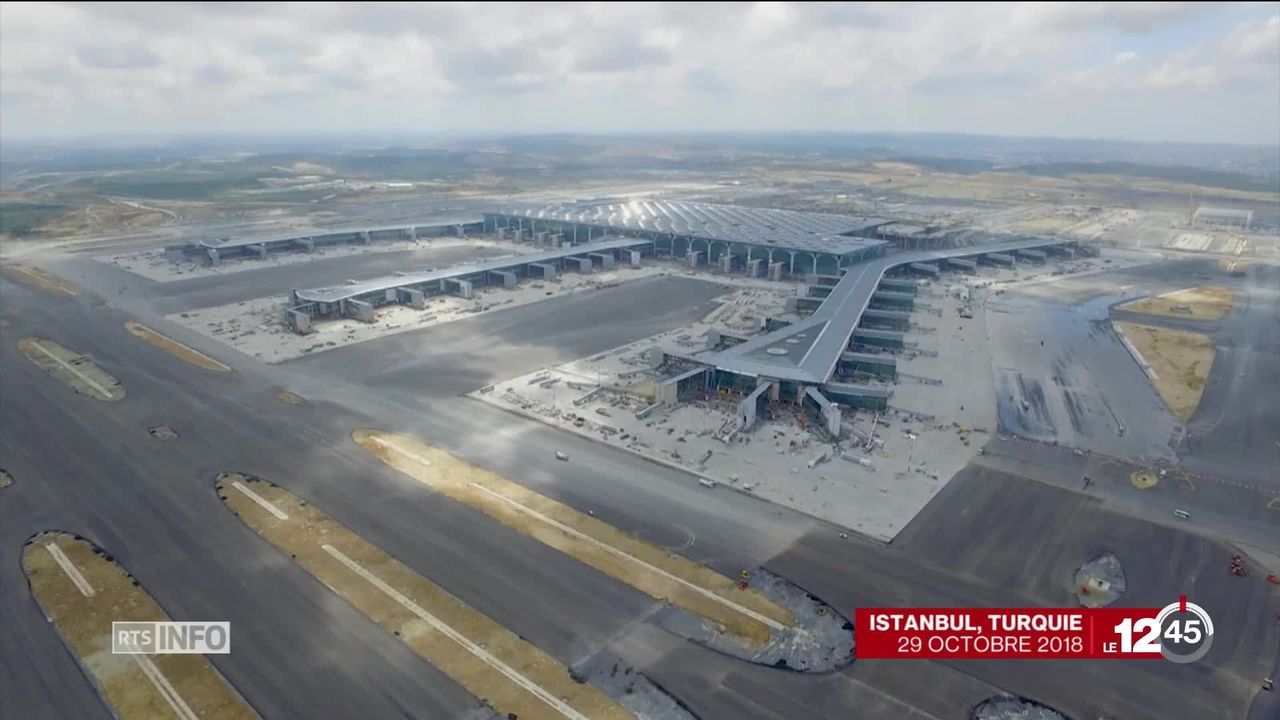 Recep Tayyip Erdogan inaugure le nouvel aéroport géant d'Istanbul - rts.ch - Monde