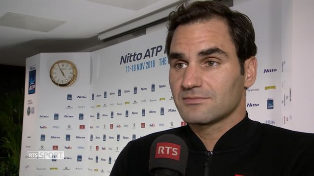 Tennis, Masters de Londres: Roger Federer analyse sa défaite [RTS]