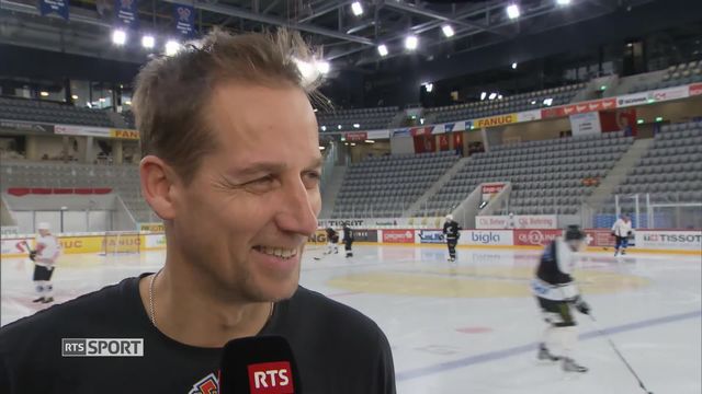 Hockey : Antti Törmänen, entraîneur du HC Bienne [RTS]