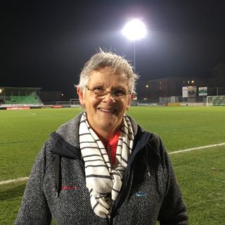 Linda Vialatte, 60 ans, dont 31 passés à la tête du FC Yverdon Féminin. [RTS - RTS]