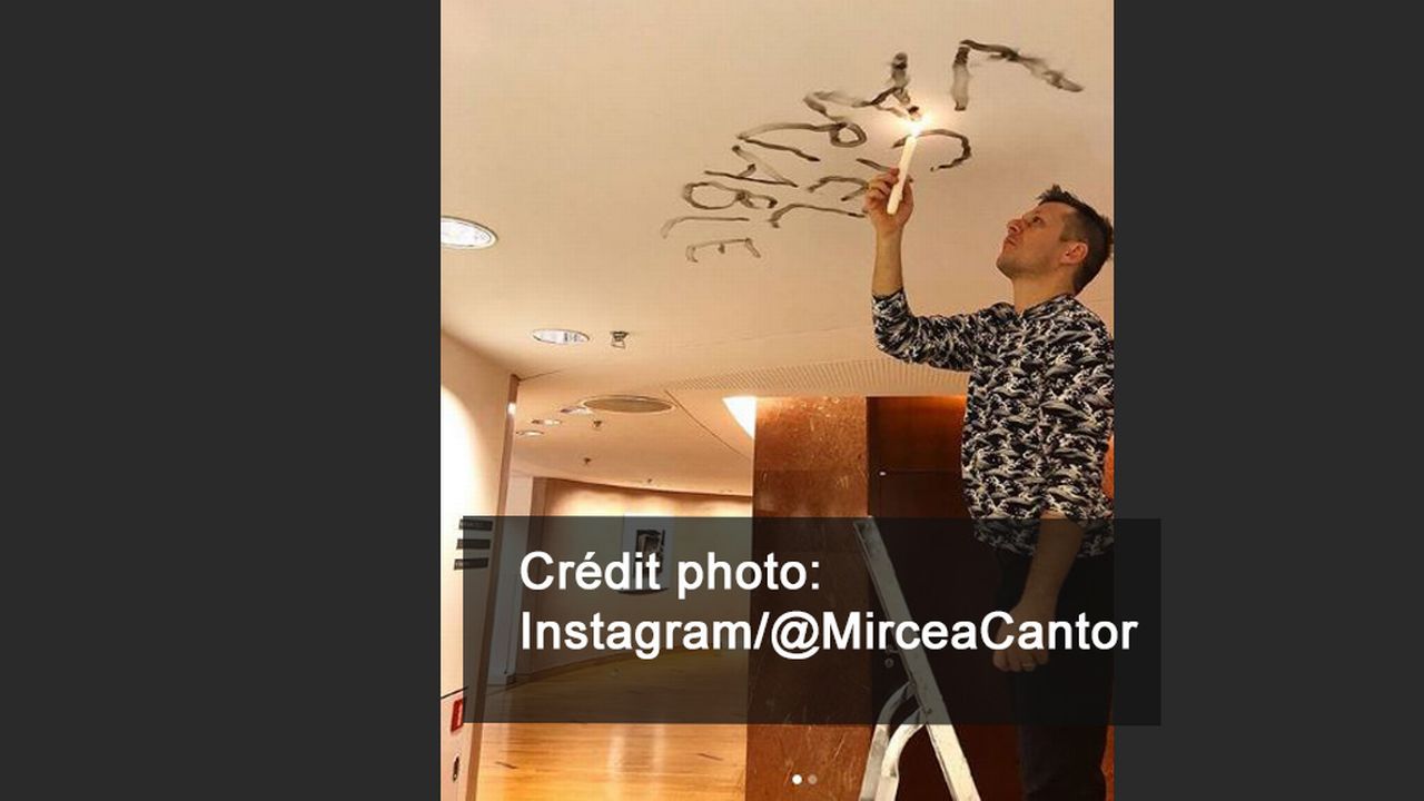 Sur Instagram, Mircea Cantor a protesté contre l'effacement de son oeuvre. [Mircea Cantor - Mircea Cantor]