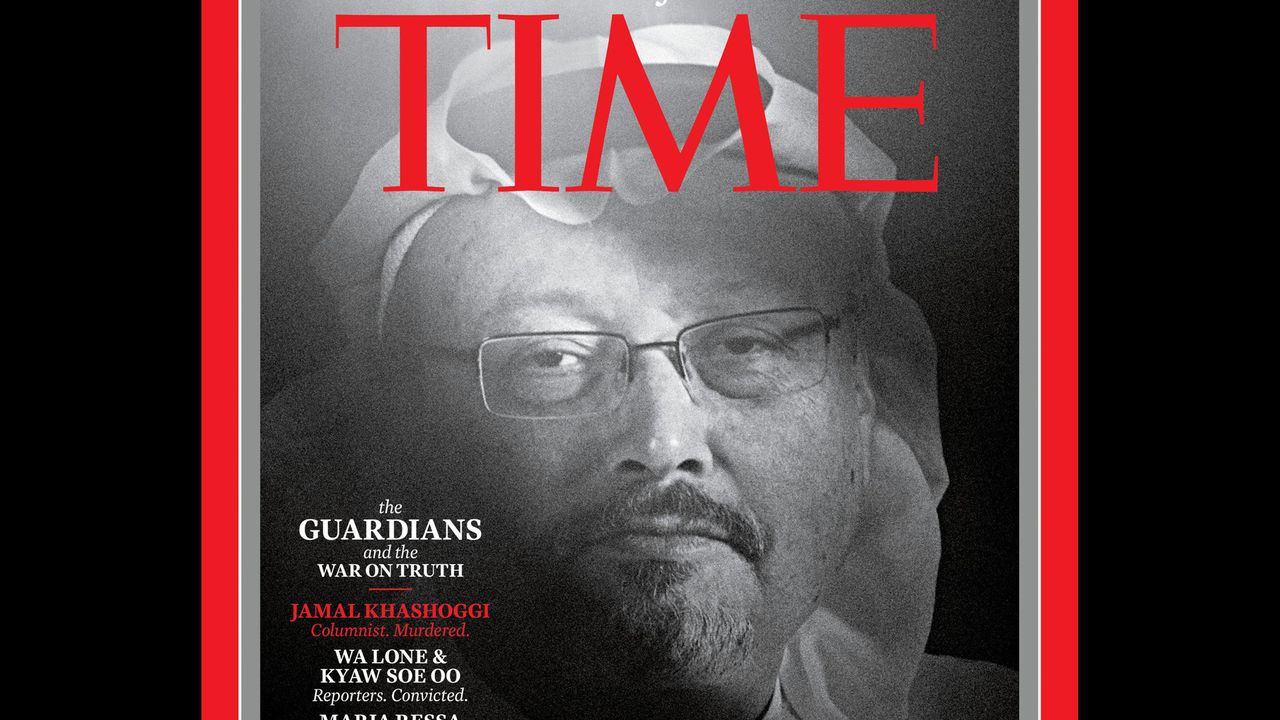 La couverture du magazine Time consacré à Jamal Khashoggi désigné personnalité de l'année. [TIME]