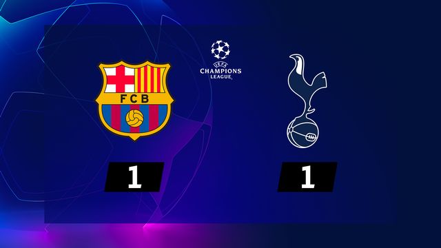 6e journée, Barcelone - Tottenham (1-1): le résumé de la rencontre