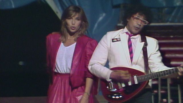 Véronique Jannot et Laurent Voulzy chantent Désir désir en 1984. [RTS]