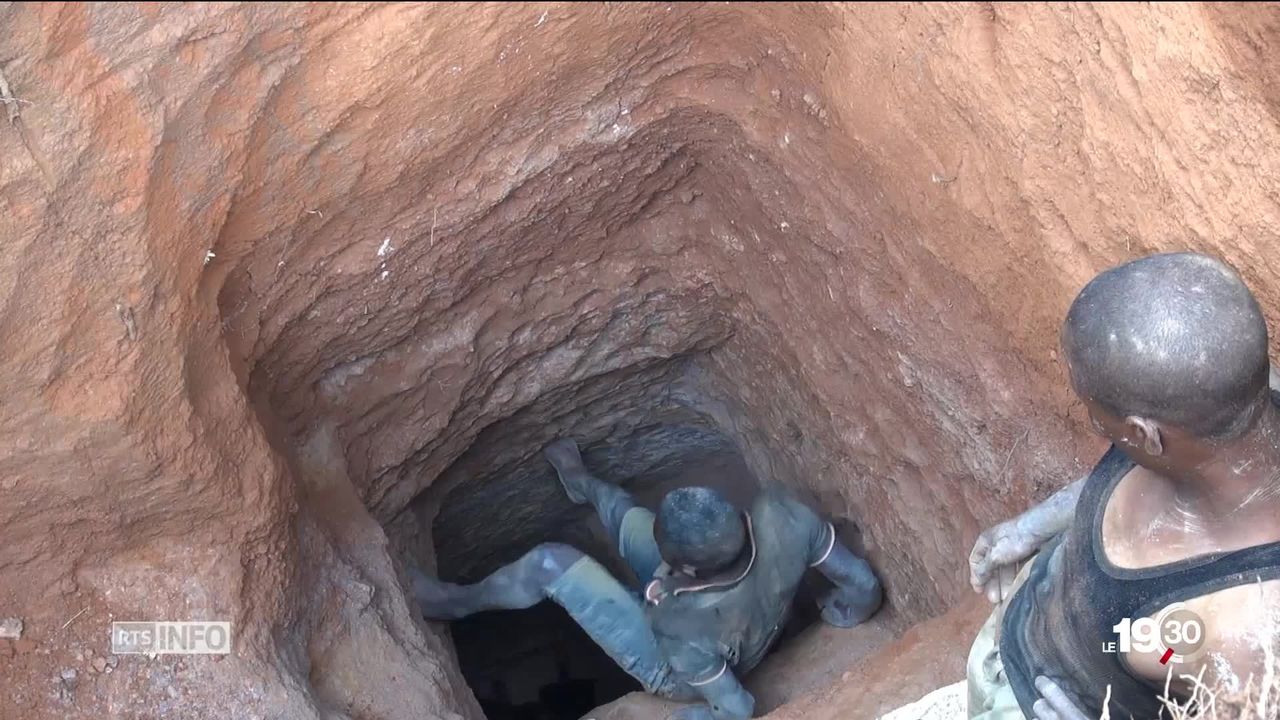 Dans les mines de cobalt de la République démocratique du Congo. [RTS]