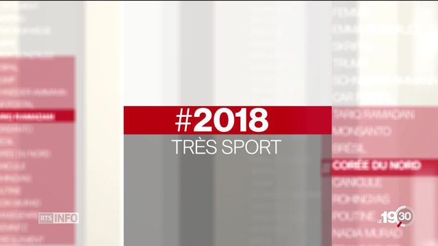 Revue 2018 de l'actualité sportive de l'année. [RTS]
