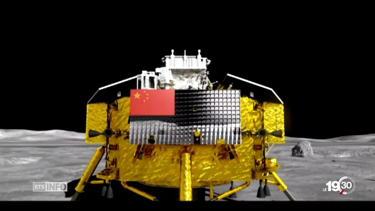 La Chine réussit à poser un engin sur la face cachée de la Lune [RTS]