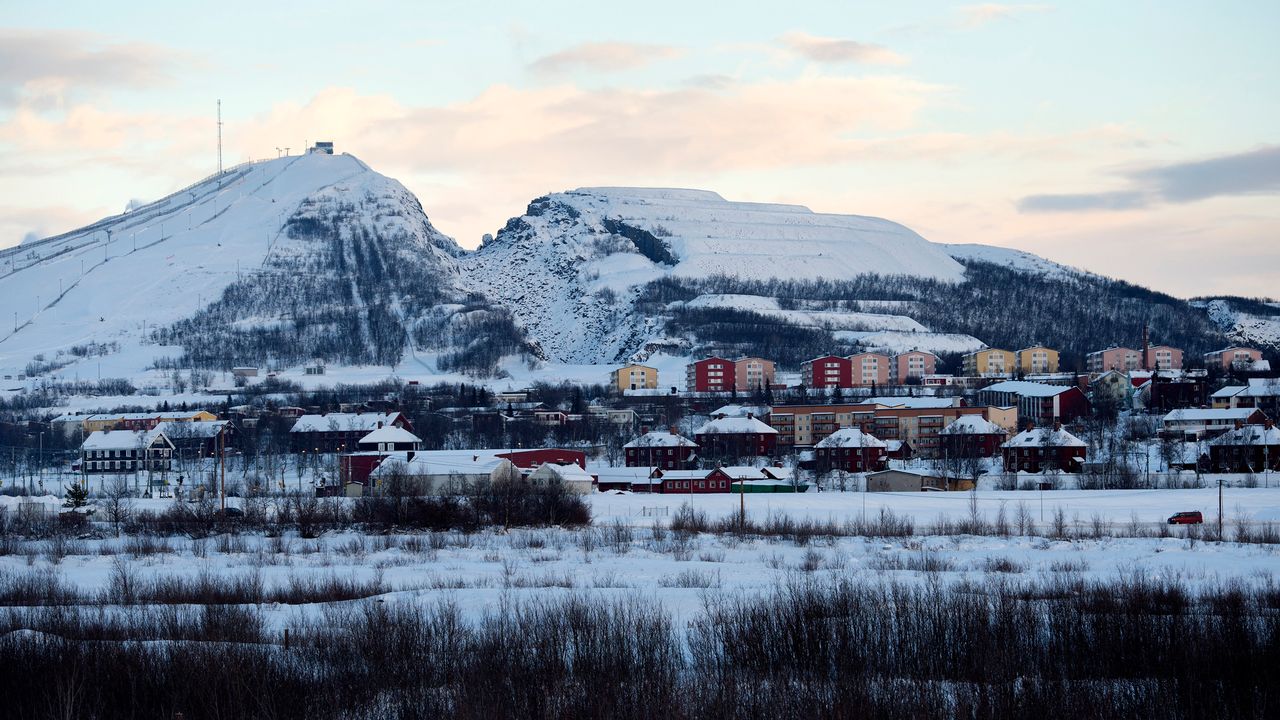 La ville de Kiruna. [Jonathan Nackstrand - AFP]