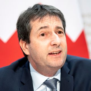André Simonazzi, porte-parole du Conseil fédéral. [Peter Schneider - Keystone]