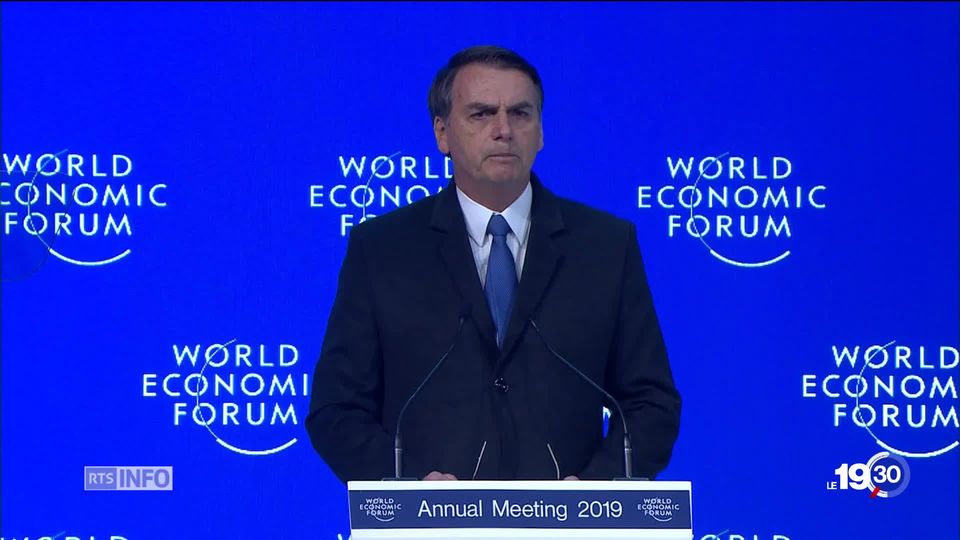 Jair Bolsonaro veut séduire les investisseurs à Davos [RTS]