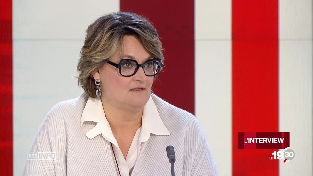 Cristina Gaggini, directrice romande d'Economie Suisse, favorable au temps partiel et au télétravail [RTS]