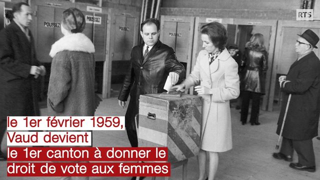 Vaud a été le premier canton de Suisse à accorder le droit de vote aux femmes, 12 ans avant que ce droit ne soit étendu au niveau fédéral (image d'illustration). [Keystone]