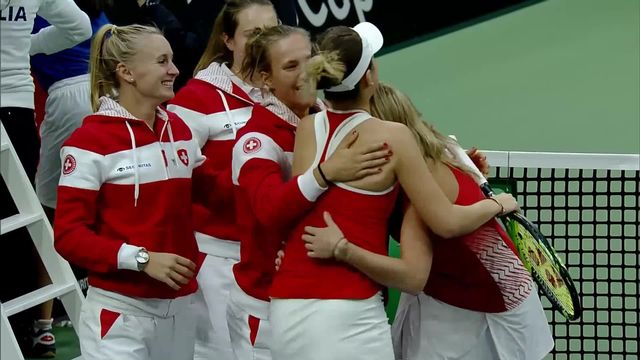 Tennis, Fed Cup: Suisse - Italie (3-0) [RTS]