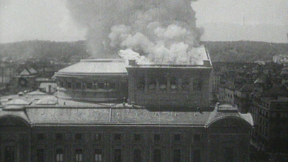 Incendie au Grand Théâtre de Genève, 1951 [RTS]