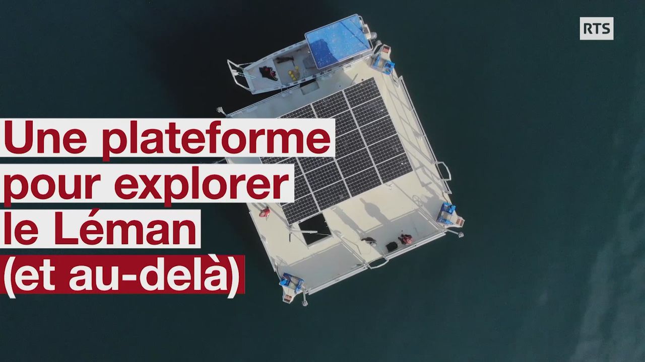 LéXPLORE, une plateforme pour explorer le lac Léman [RTS]