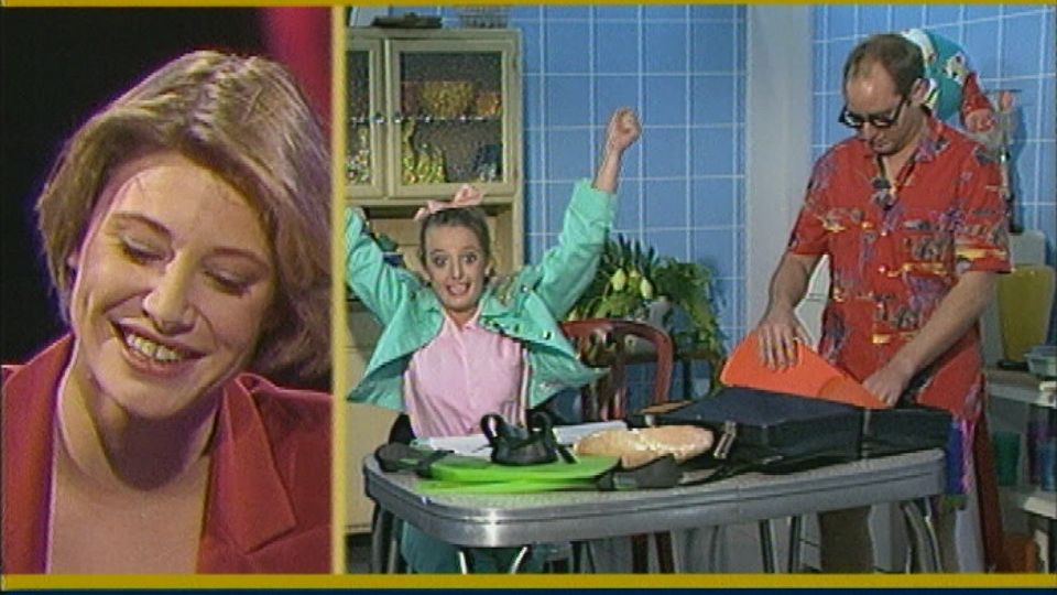 Les débuts de Brigitte Rosset à la télévision. Youpi! [RTS]