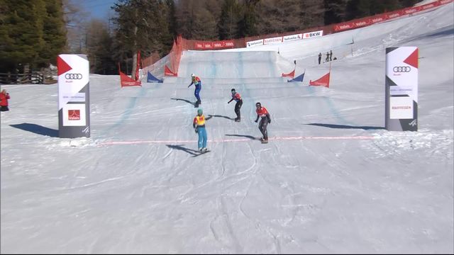 Snowboardcross, finale messieurs: Eguibar (ESP) s’impose mais le titre revient à Haemmerle (AUT) [RTS]
