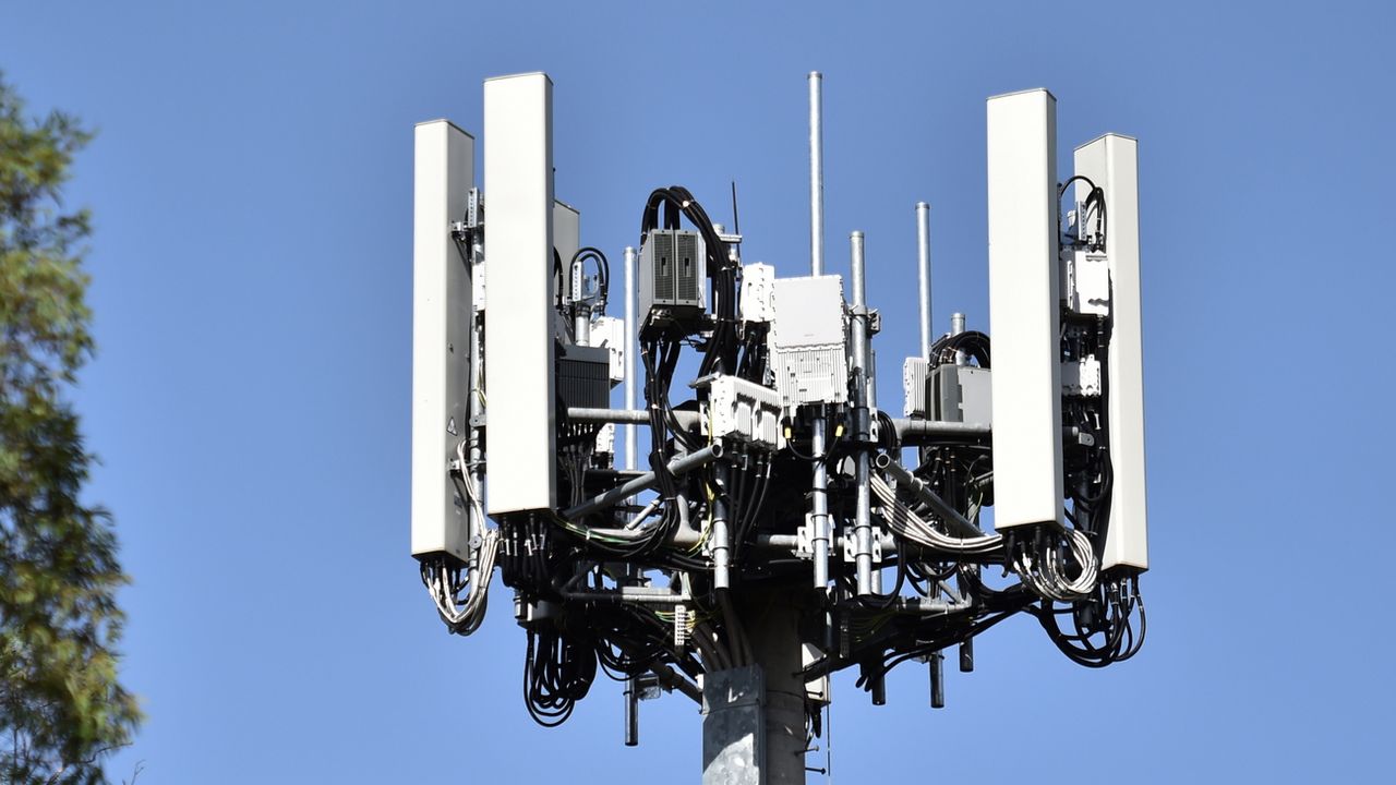 La toute première antenne 5G installée en Australie en janvier 2019. [Mick Tsikas - Keystone]