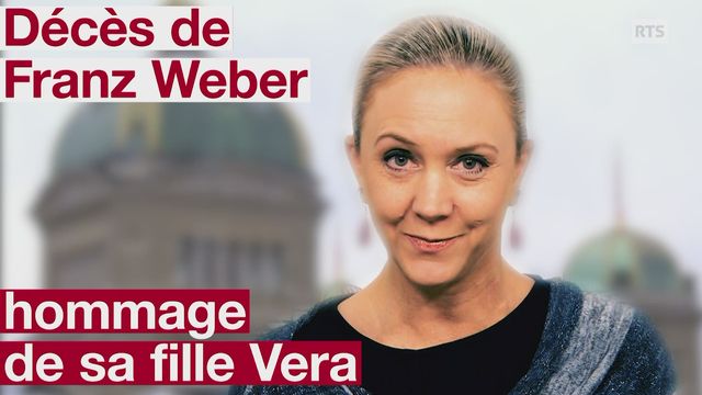 Vera Weber rend hommage à son père. [RTS]