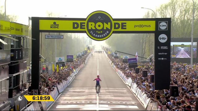 Tour des Flandres: Alberto Bettiol (ITA) remporte son premier Tour des Flandres [RTS]