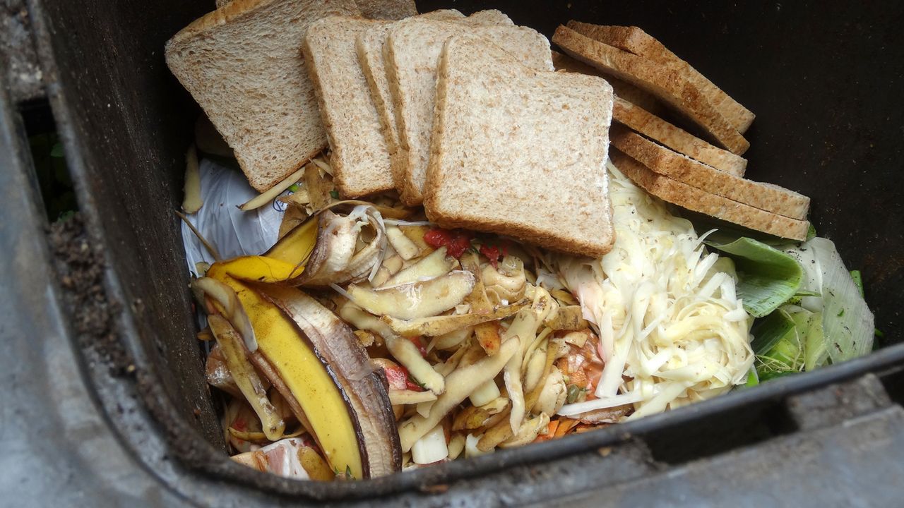 2,3 millions de tonnes de nourriture sont jetées à la poubelle chaque année en Suisse. [Andrea Warnecke - DPA/Keystone]