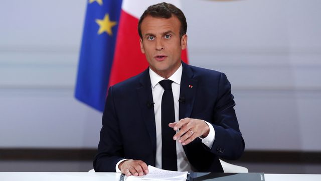 Emmanuel Macron annonce une série de réforme en réponse au grand débat. [Ian Langsdon - EPA/Keystone]