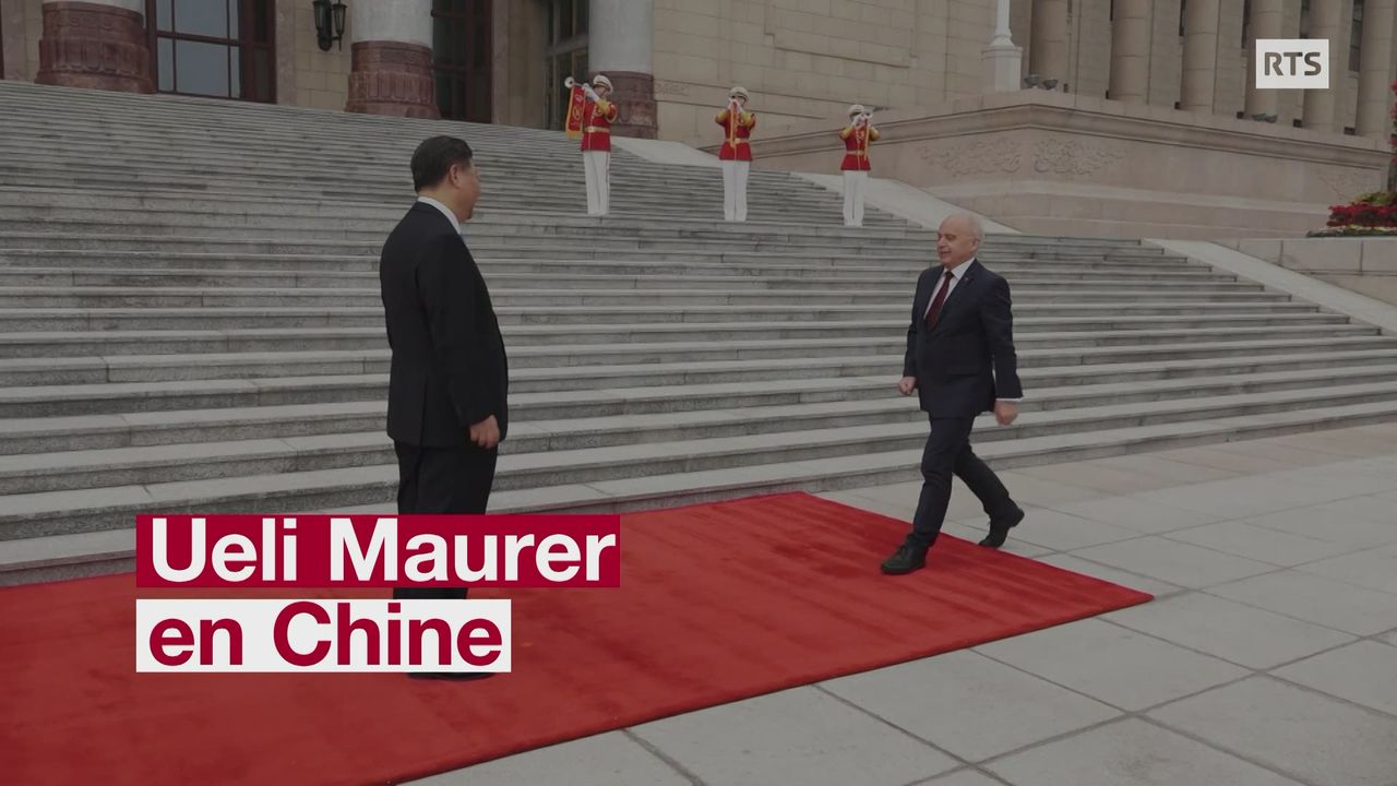 Le président Ueli Maurer reçu en visite d'Etat en Chine par Xi Jinping [RTS]