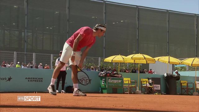 Tennis: le retour de Roger Federer sur terre battue [RTS]
