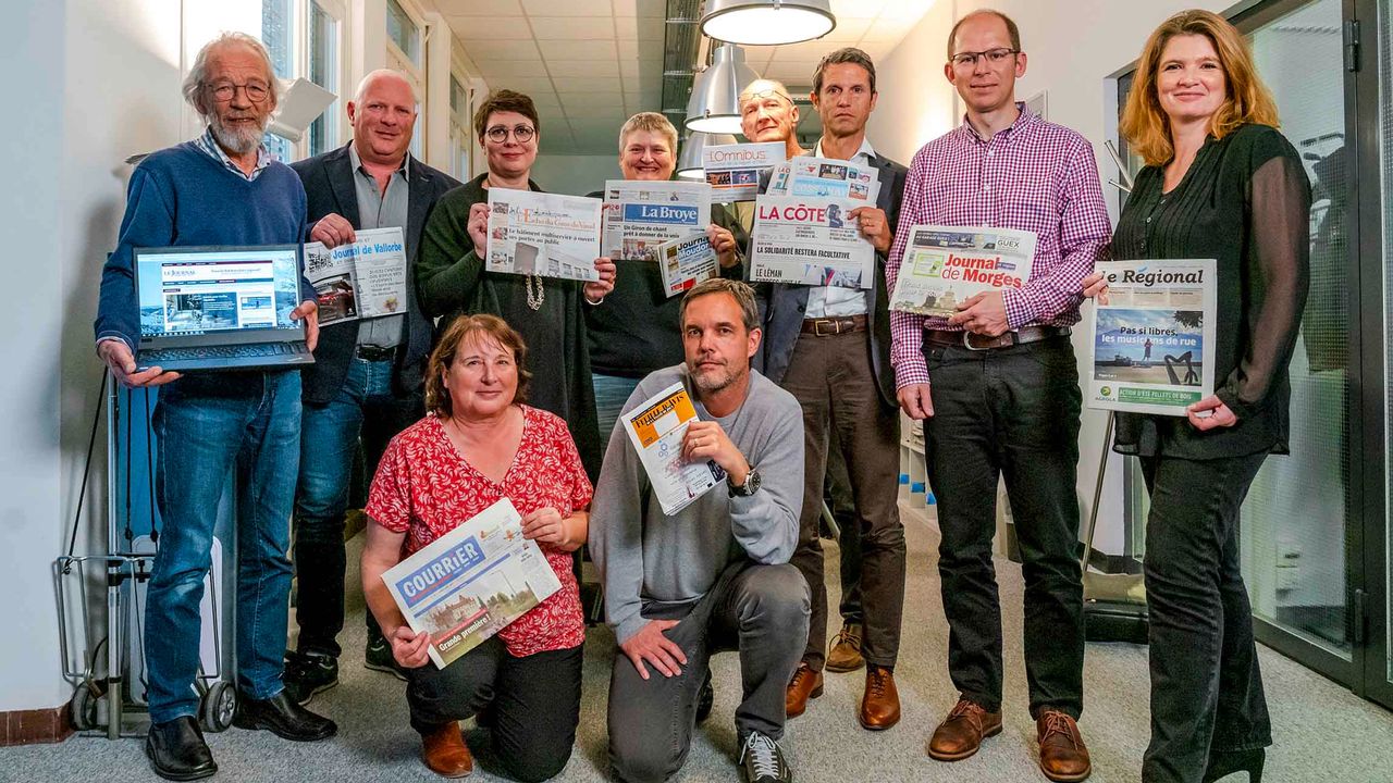 L'association Vaud Presse réunit treize éditeurs de journaux locaux. [Marc Rouiller - DR]