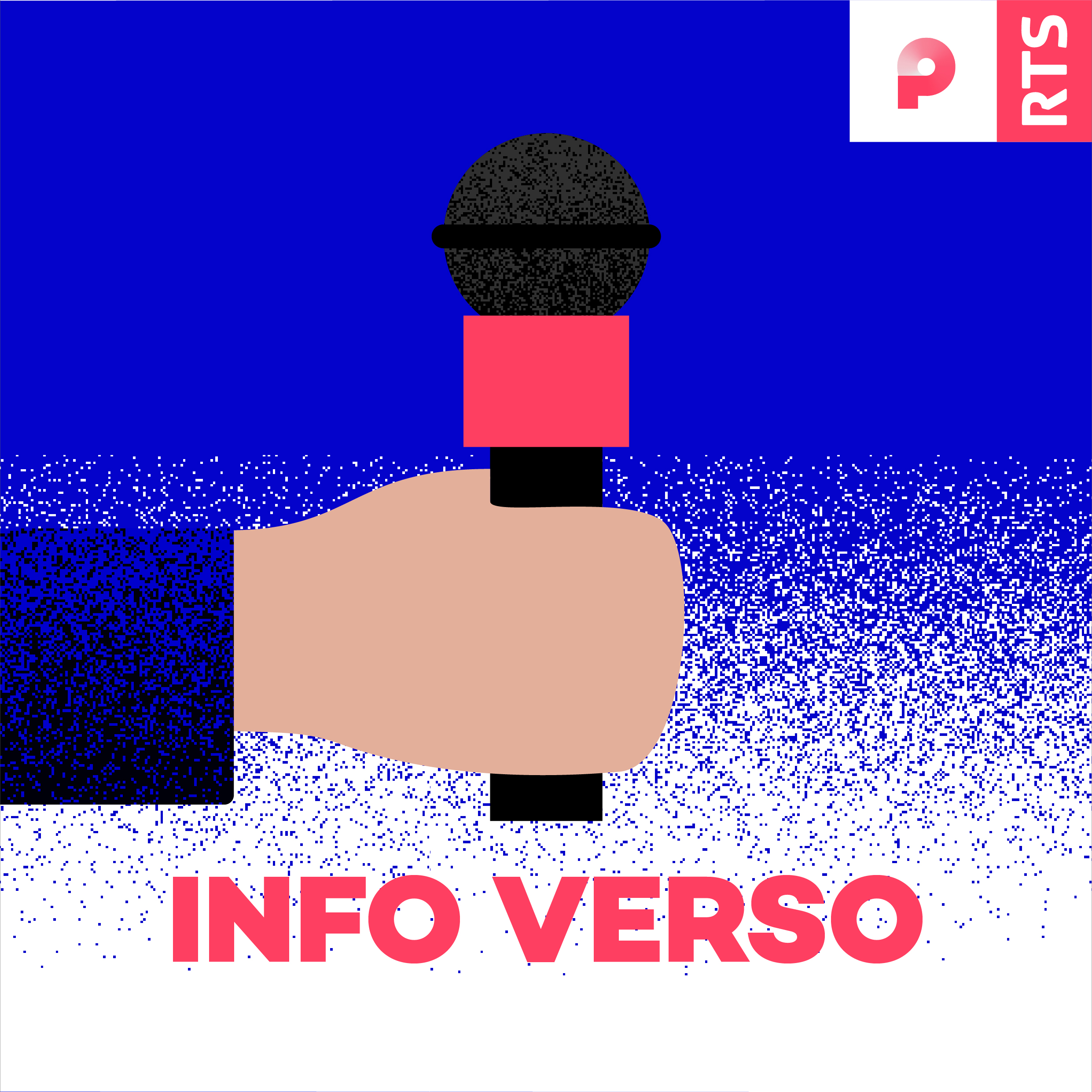 Logo podcast Info Verso. [RTS]