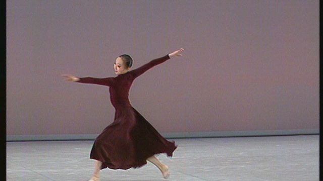 Asako Tanaka, danseuse Japon. Variation libre : Allegro, Vivaldi, C. Spuck. [RTS]
