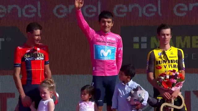 Cyclisme, Giro: victoire de l'édition de Richard Carapaz (ECU) [RTS]