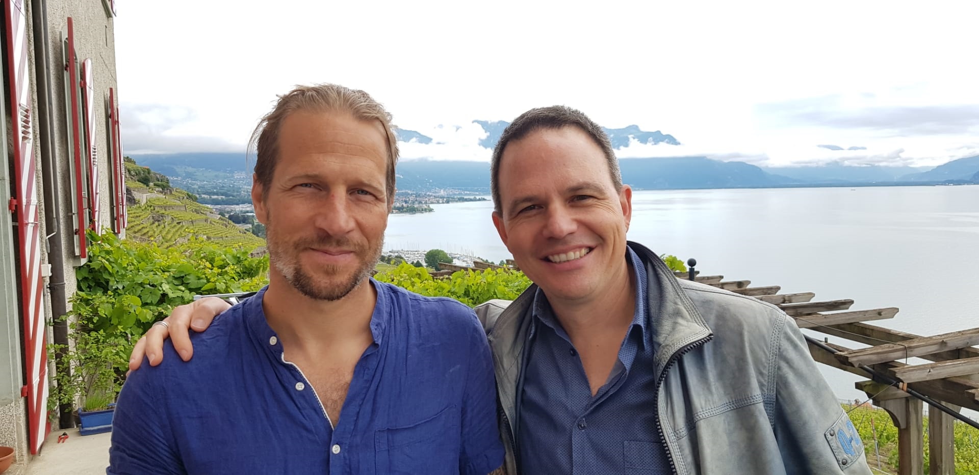 Blaise Hofmann et Jérôme Berney, deux des créateurs de la Fête des Vignerons 2019.