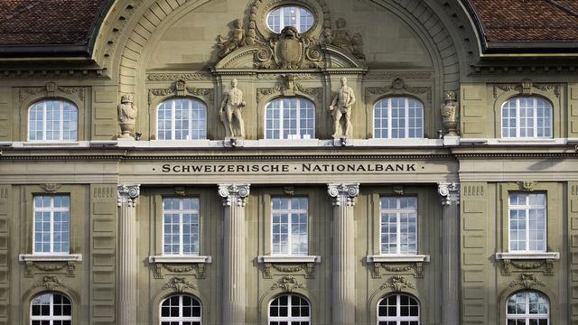 La façade de la BNS à Berne. [Peter Klaunzer - Keystone]