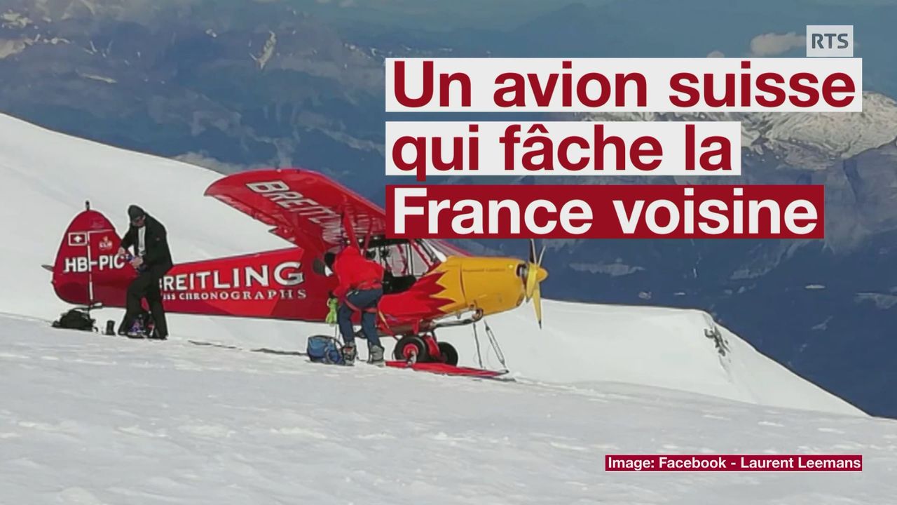 Un avion suisse qui fâche la France voisine [RTS]