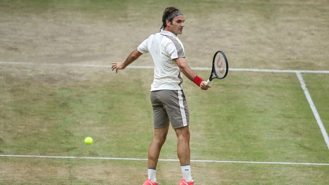 Federer affrontera le Français Herbert pour une place en finale. [Friso Gentsch - Keystone]