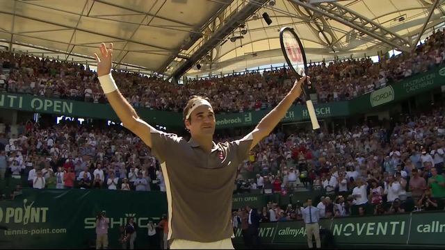 Finale, R. Federer (SUI) - D. Goffin (BEL) (7-6, 6-2): les meilleurs moments du 102e titre ATP de Roger Federer [RTS]