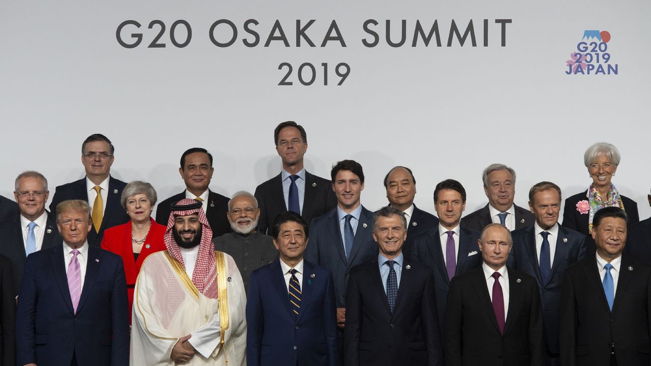Le sommet du G20 s'est officiellement ouvert à Osaka au Japon. [Adrian Wyld - AP-Keystone]