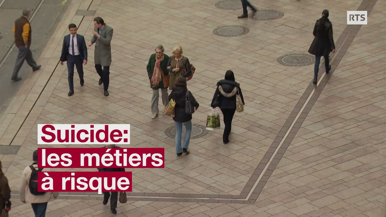 Suicides en Suisse: une première étude livre les métiers à risques [RTS]