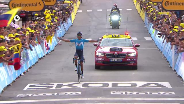 18e étape, Embrun - Valloire: Nairo Quintana domine l’étape [RTS]
