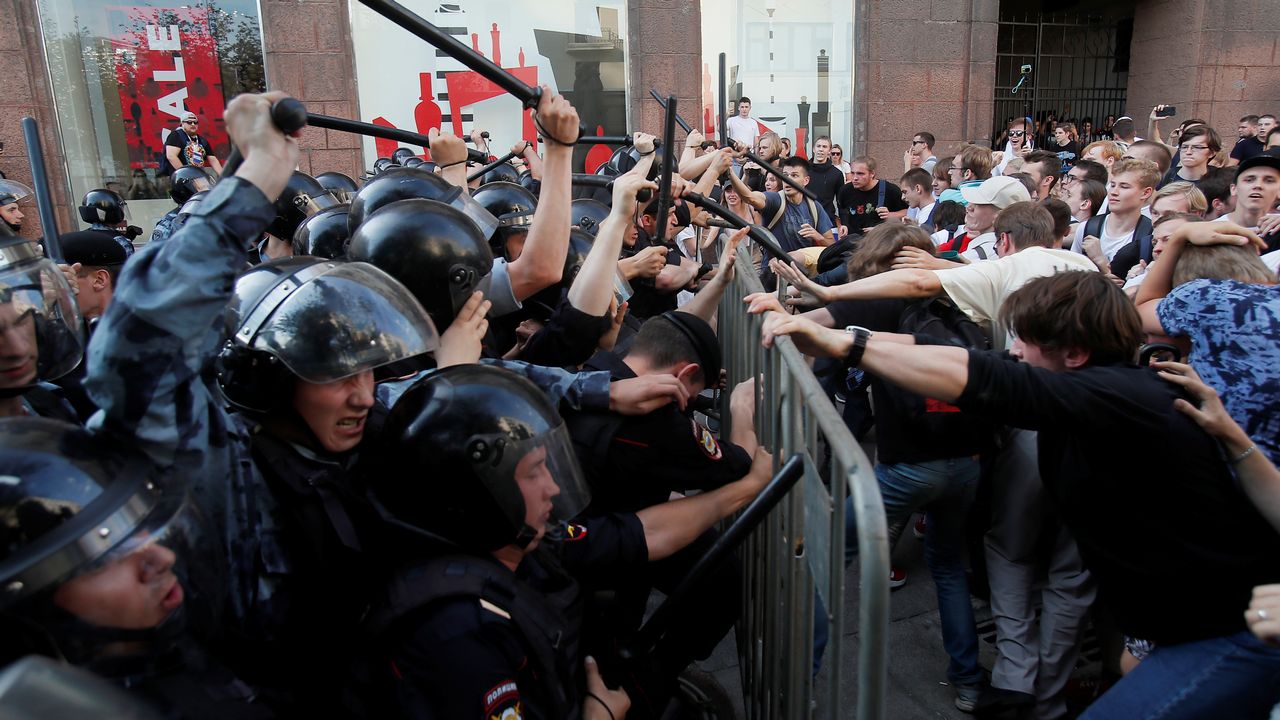 500 personnes arrêtées à Moscou suite à une journée de manifestations. [Maxim Shemetov - Reuters]